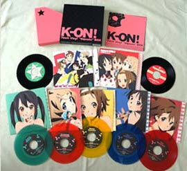 Coleção K-ON! - Itens de Edição Limitada - Em japonês.